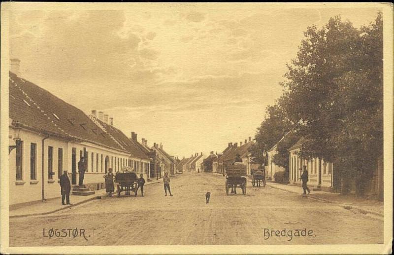 denmark, LOGSTOR LØGSTØR, Bredgade (1919)