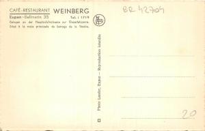 BR42704 Cafe restaurant Weinberg eupen belgium