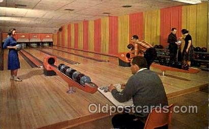 Bowling Homowack Hotel Spring Glen Sullivan County New York USA 1969 