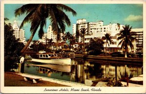 Florida Miami Hotels Along Collins Avenue 1961