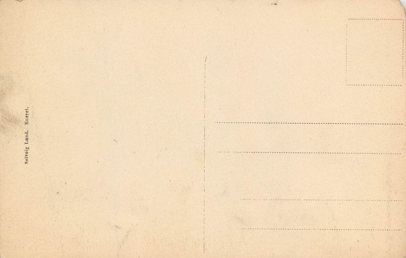 Buarbrae Glacier Hardanger Norway 1907c postcard