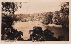 RPPC MOSMAN BAY SYDNEY NSW AUSTRALIA REAL PHOTO POSTCARD (1920s)