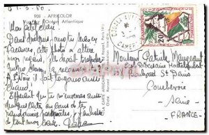 Postcard Modern Africolor View On & # 39Ocean Atlantic Cameroon