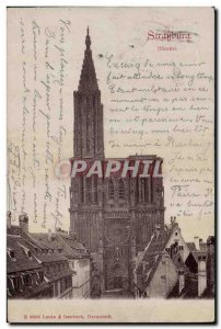 Old Postcard Strasbourg Munster
