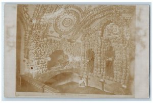 c1900 Capuchin Crypt View Skulls Monks Grave Rome Italy RPPC Photo  Postcard 