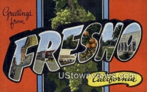 Greetings from - Fresno, California CA  