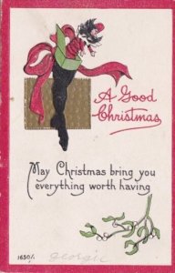 Christmas Stocking With Jack In The Box