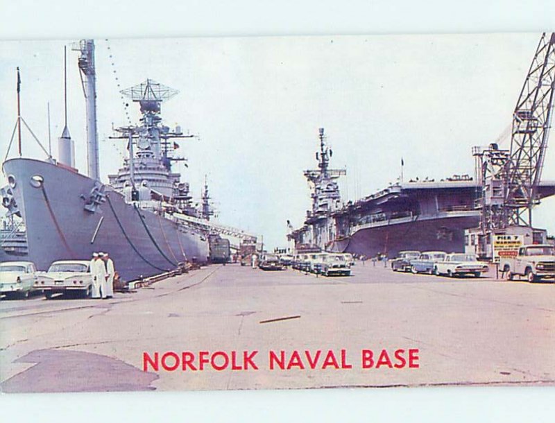 Pre-1980 MILITARY SCENE Norfolk Virginia VA AF7741@