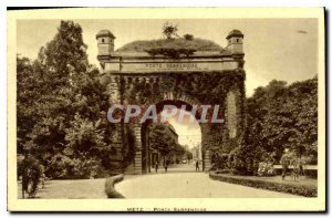 Old Postcard Metz Porte Serpenoise