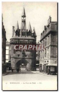 Old Postcard Bordeaux La Porte Du Palais