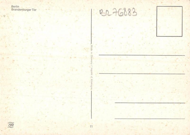 BR76883 berlin brandenburger tor germany