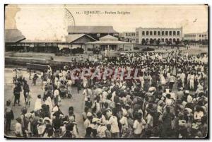 Old Postcard Djibouti wind Indigene Cote des Somalis