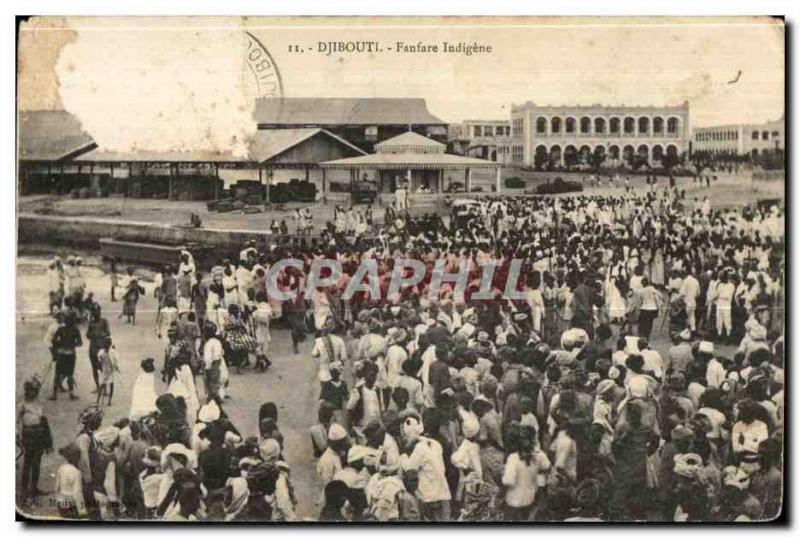 CPA Indigenous Djibouti Fanfare Dimensions of Somalis