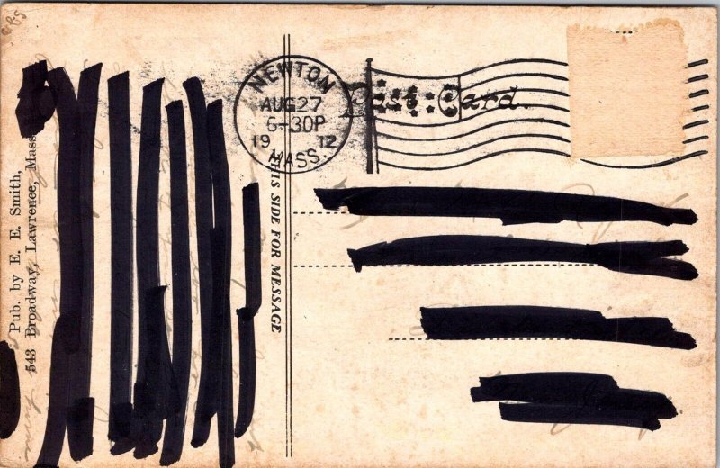 St. Mary's Parochial School, Lawrence MA c1912 Vintage Postcard T43