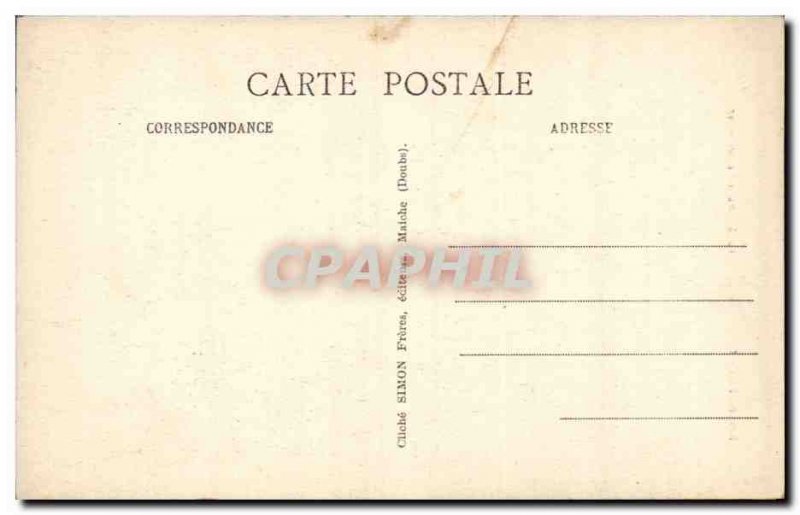 Remonot Old Postcard Cave and steeple