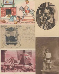JEUX JOUET GAMBLING GAMES 121 Vintage Cartes Postales 1900-1940 (L2494)