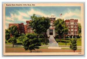 Vintage 1948 Postcard Baptist State Hospital Campus in Little Rock Arkansas