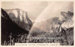 Rainbow over Yosemite Valley , CA