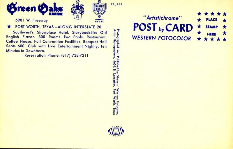 TX - Fort Worth. Green Oaks Inn
