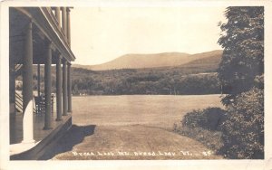 Mt. Bread Loaf Vermont c1910 RPPC Real Photo Postcard Lodge Mt Bread Loaf