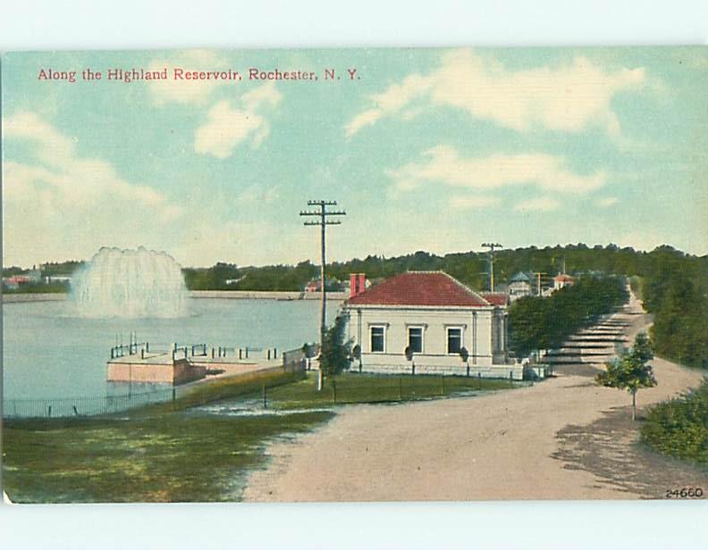 Divided-Back RESERVOIR Rochester New York NY v3032