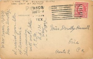 Postcard 1917 Waco Texas Brazos River Camp McArthur TX24-1936