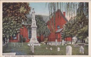 Old Saint John's Church Hampton Virginia 1921