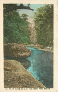 Ohio 7 Caves Rocky Fork Gorge #22 C-1910 Postcard 21-8318