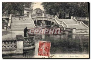 Old Postcard Dijon Square Darcy