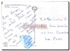 Modern Postcard La Grande-Motte Beach