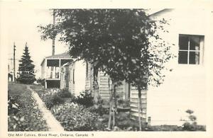 Old Mill Cabins Blind River Ontario Canada Black/White Border