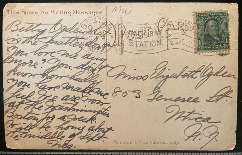 Vintage Postcard 1908 Museum of Fine Arts, Boston, Massachusetts (MA)