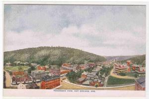 Panorama Hot Springs Arkansas 1910c postcard