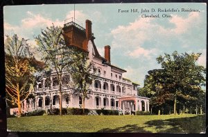 Vintage Postcard 1907-1915 Forest Hill, Rockefeller Home, Cleveland, Ohio (OH)