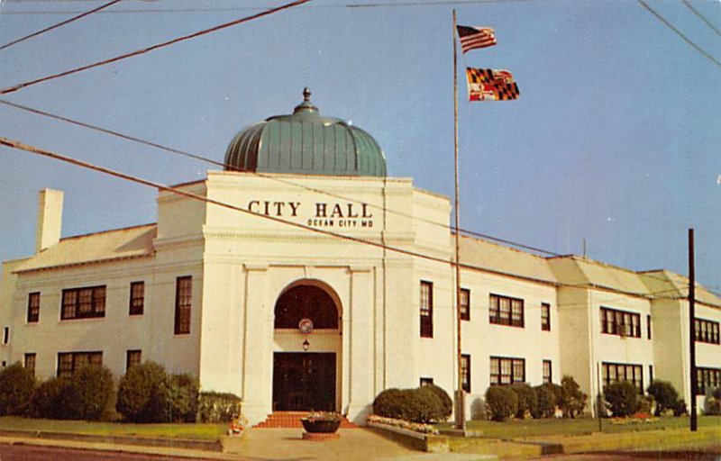 City Hall, Municipal Office Building, Memorial Plaza Ocean City, Maryland MD