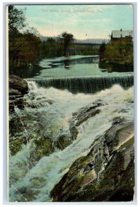 c1910's The Falls South Stroudsburg Pennsylvania PA, Waterfalls Antique Postcard 