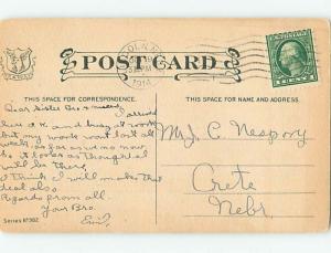 Divided-Back COMIC POSTCARD Lincoln Nebraska NE HM4848