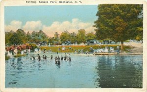 NY, Rochester, New York, Seneca Park, Bathing, Metropolitan News