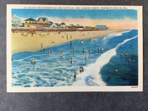 Beach And Boardwalk Rehoboth DE Litho Postcard H1288083438