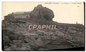Old Postcard Roscoff The Rocks and the Marin Institute