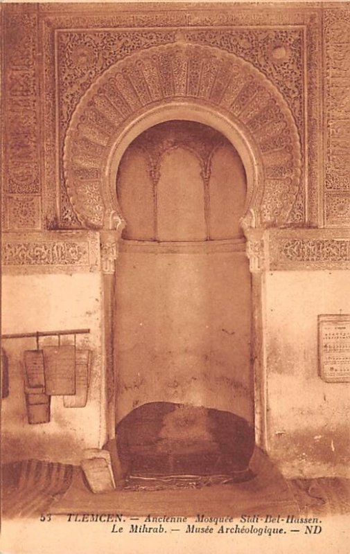 Ancienne Mosquee Sidi Bel Hassen Tlemcen Algeria Unused 