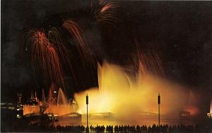 NY - New York World's Fair, 1964-65. Fireworks & Fountain of Planets