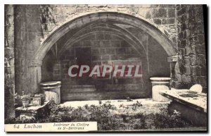 Old Postcard Luchon Interieur du Cloitre St Bertrand