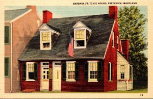 Maryland Frederick Barbara Fritchie House
