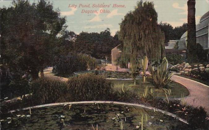 Ohio Dayton Lily Pond At Soldiers Home 1914