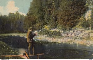 PENNSYLVANIA, 1912; Man Fishing