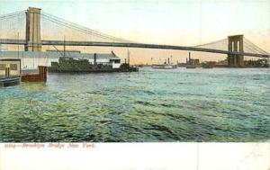 NY-BROOKLYN-BROOKLYN BRIDGE-BOATS-R30965