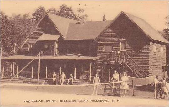 New Hampshire Hillsboro Manor House At Hillsboro Camp Artvue