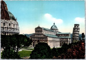 Pisa ~ The Duomo Square Italy Castle Buildings Real Photo RPPC Postcard