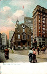 Boston Massachusetts Ma Postcard - Old State House
